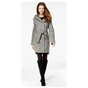 Calvin Klein Gray Pea Coat
